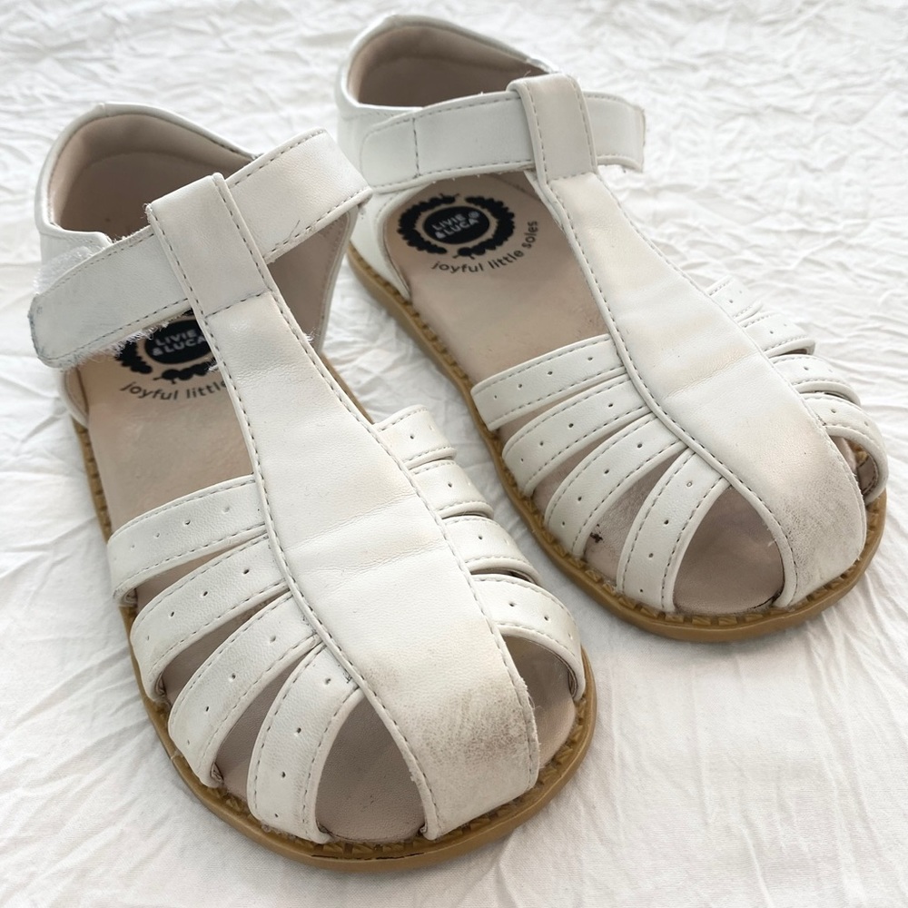 Size 12 cream Livie & Luca sandals